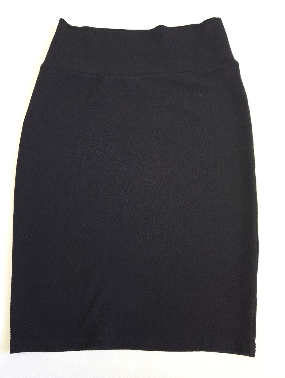 Lularoe Cassie Skirt pencil straight solid black size S